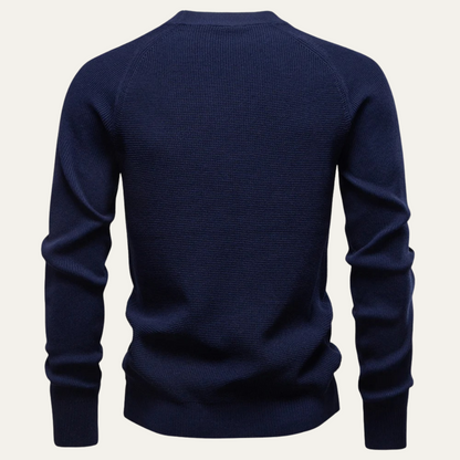 The Redmere Men’s Casual Soft Knit Slim Fit Jumper
