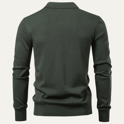 The Scarborough Men's Knit Casual Polo Jumper