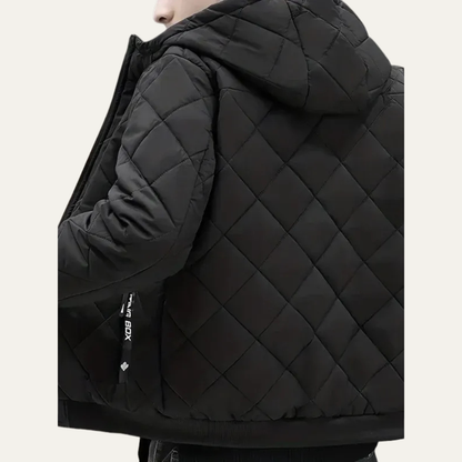 Men’s Modern Hooded Quilted Puffer Jacket