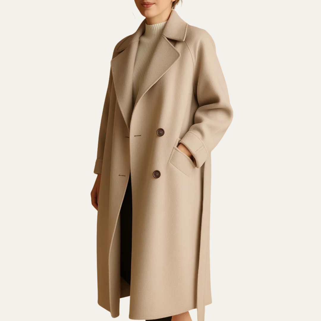Women’s Oversized Double-Breasted Overcoat