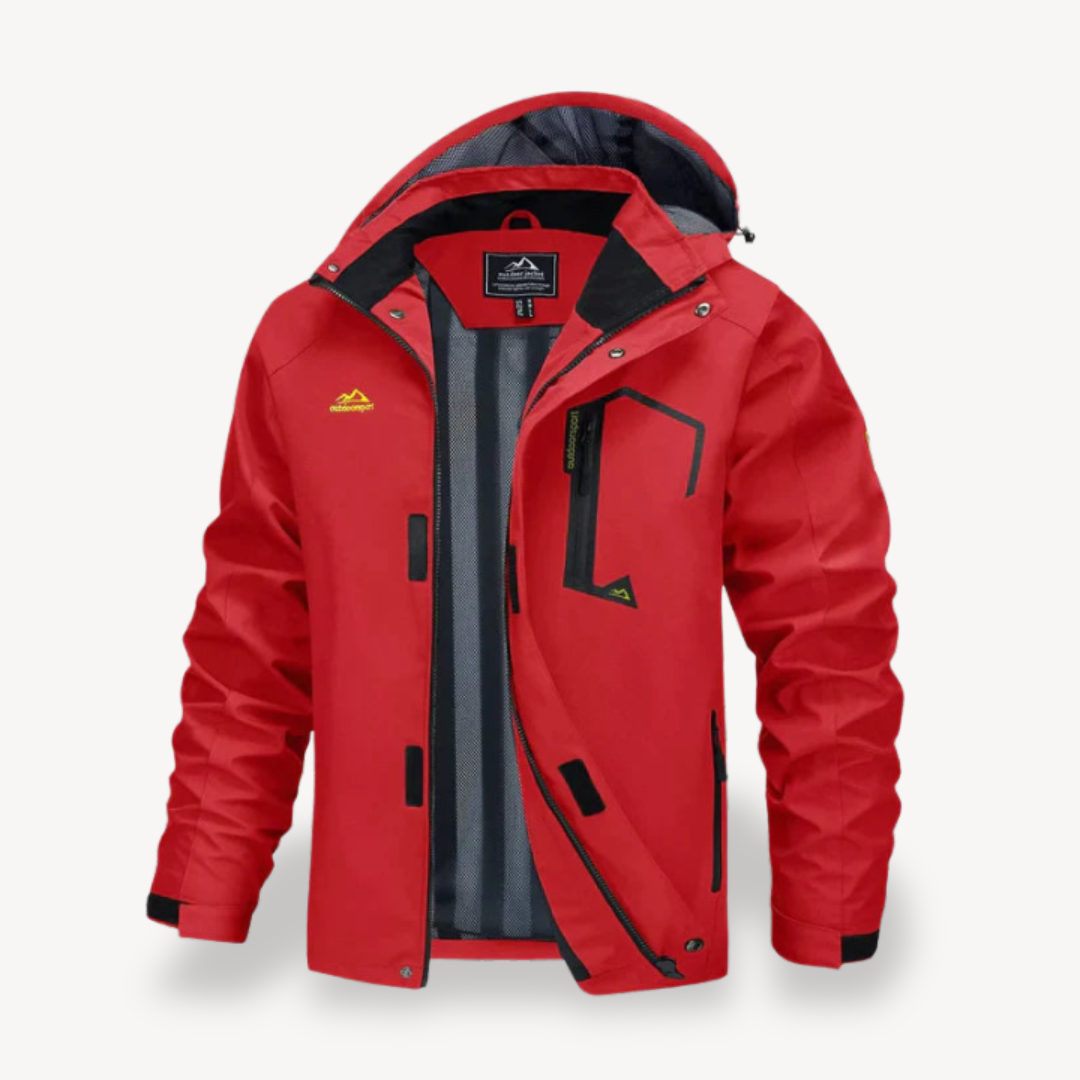 Men's Camo Waterproof Winter Jacket with Hood