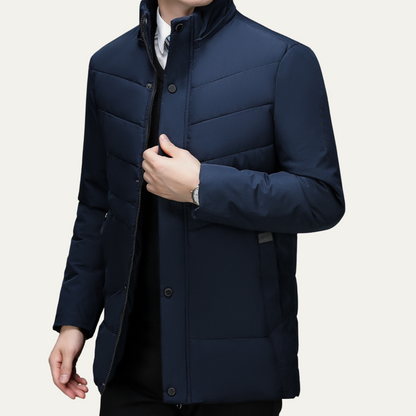 The Davenham Men’s Winter Warm Hooded Puffer Jacket