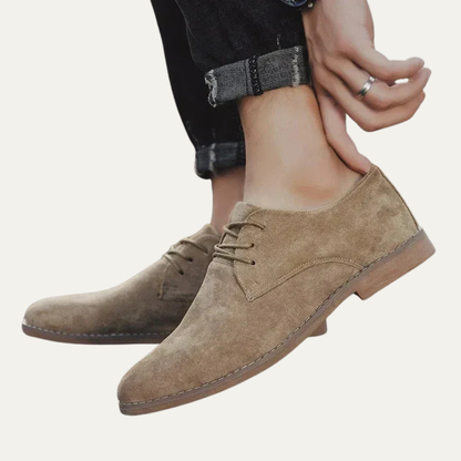 Men’s Versatile Suede Derby Shoes