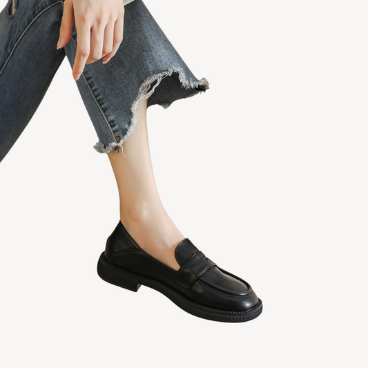 Women's Faux Leather Chunky Loafers