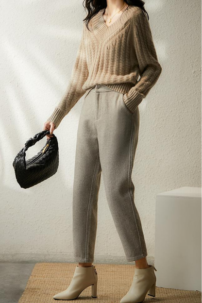 Romy | Women's V-Neck Knit Sweater