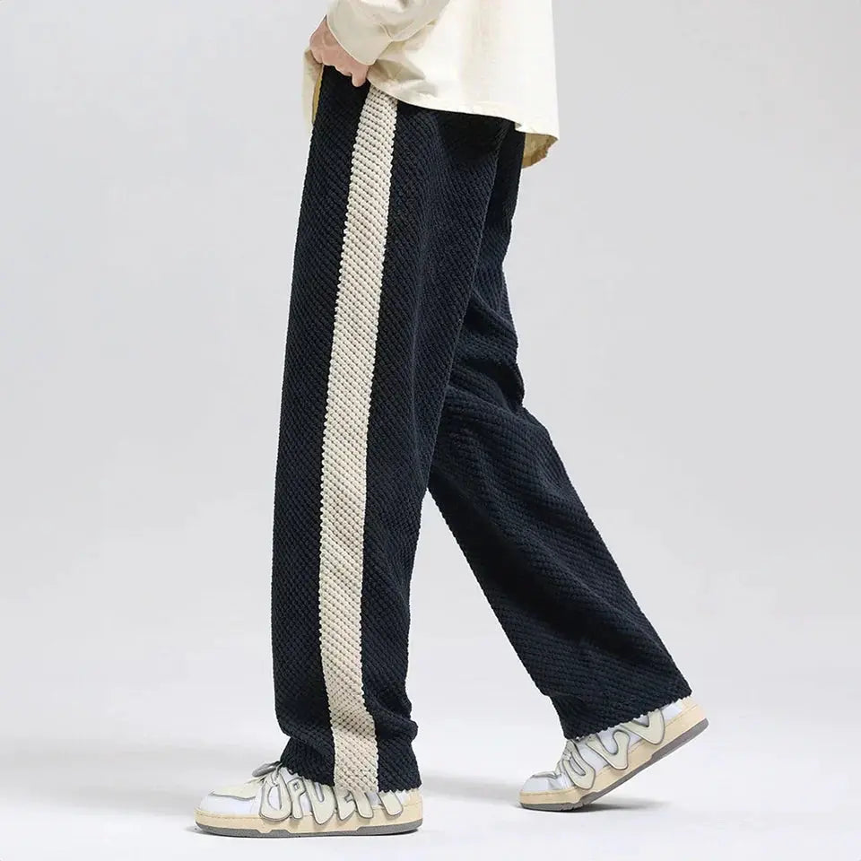 Ludovic - Hype embossed corduroy jogging pants