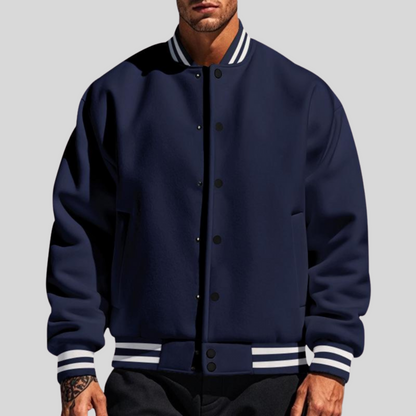 Men’s Classic Varsity Snap Jacket