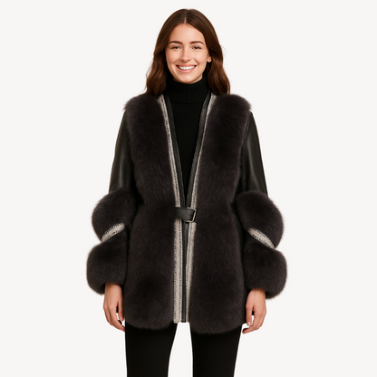 Faux Fur Long Coat for Women