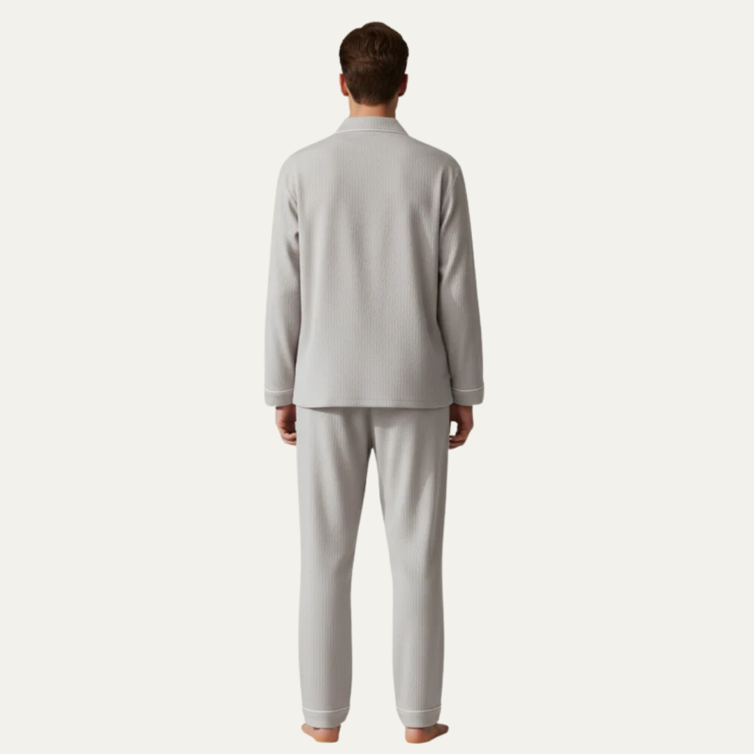 Men’s Classic Notched Collar Pajama Set
