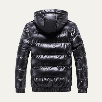 Men’s Glossy Insulated Puffer Jacket