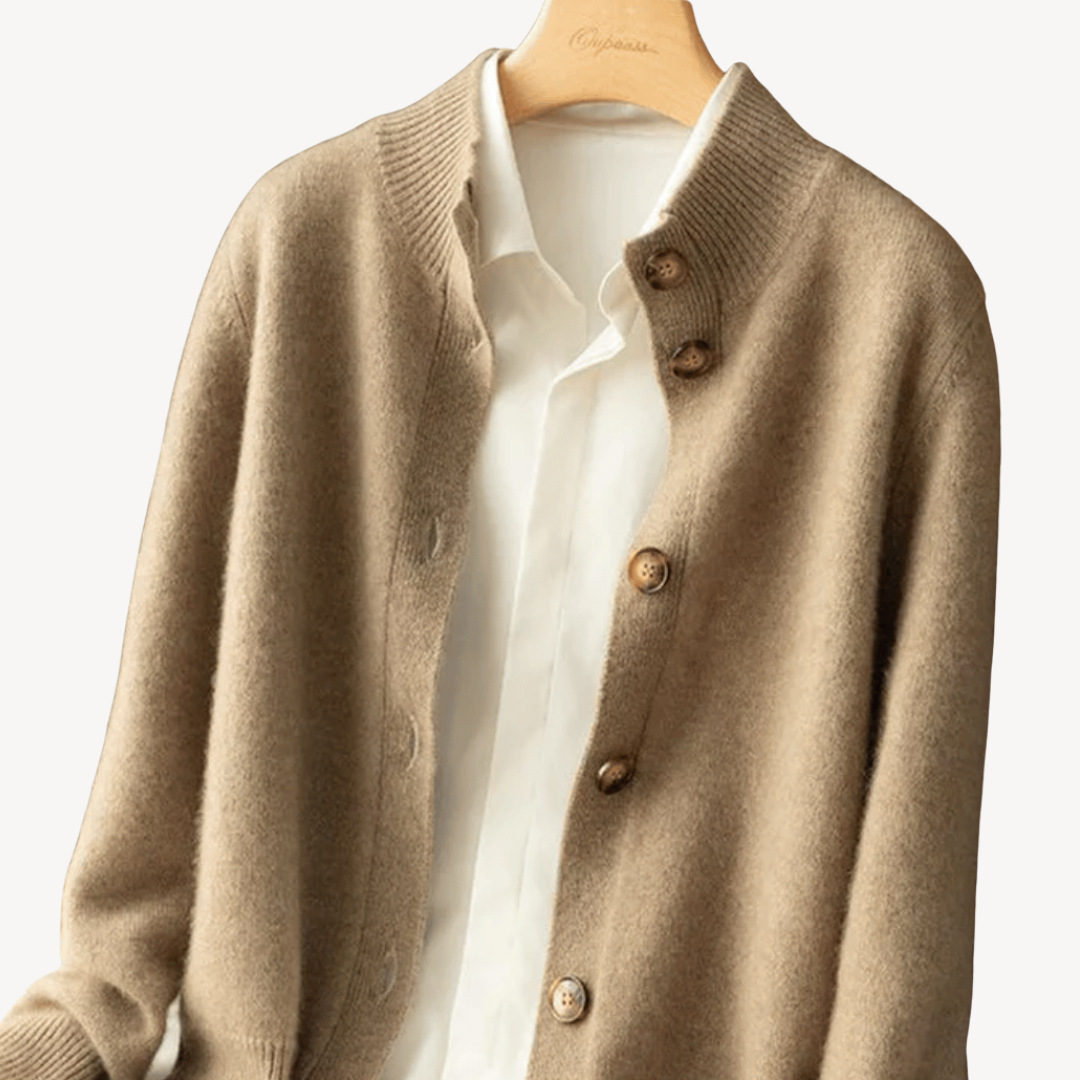 Cashmere Button-Down Sweater