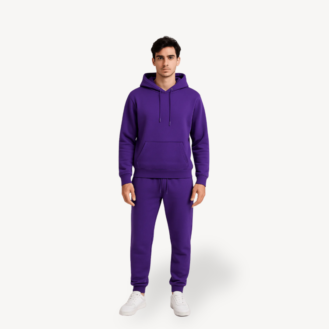 Unisex Cotton Hoodie Jogger Set