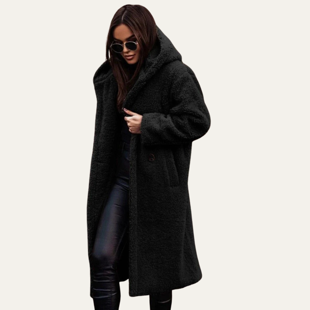 Women’s Oversized Long Teddy Coat