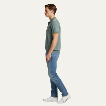 Men’s Structured Collar Polo Shirt