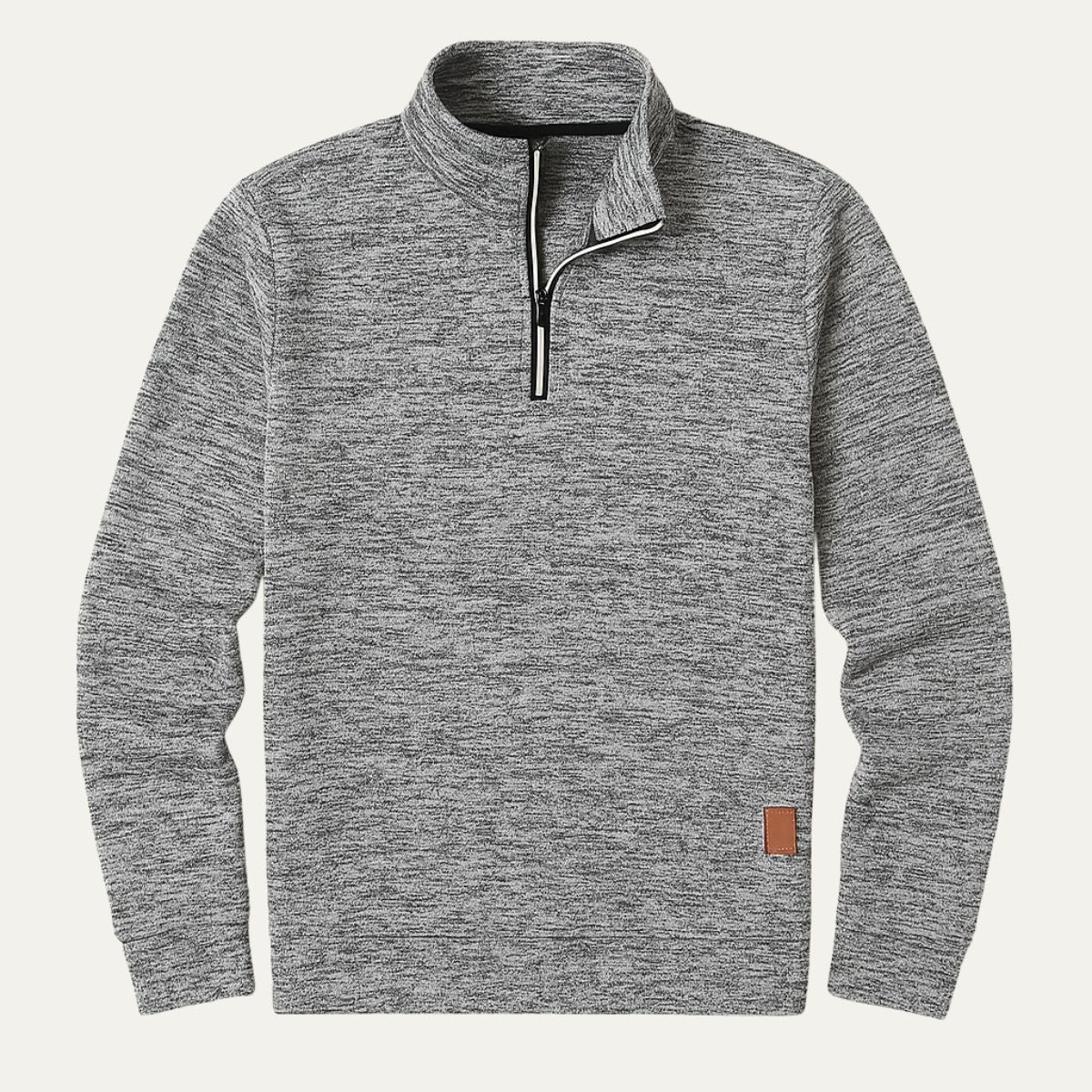 Men’s Quarter Zip Mock Collar Sweatshirt