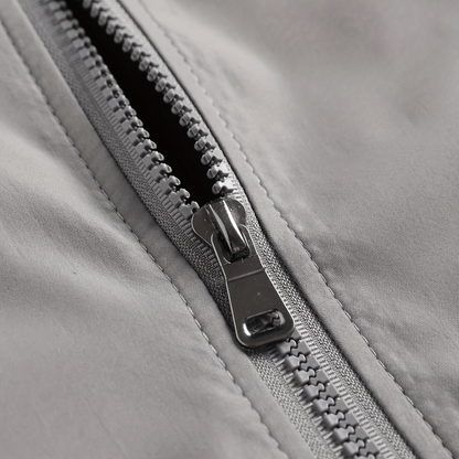 Men’s Polyester Casual Outerwear Zip Jacket