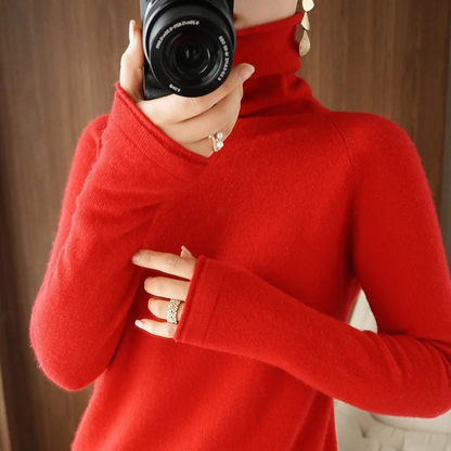 Warm Crew Neck Sweater for Women