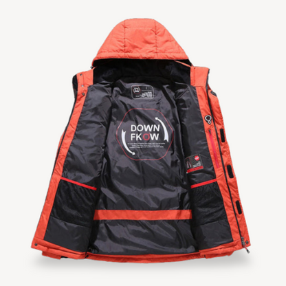 Men’s Winter Puffer Jacket with Hood