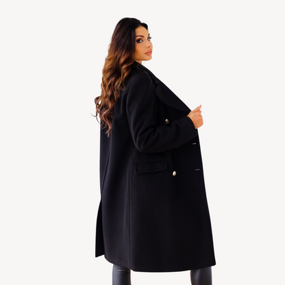 Women's Double-Breasted Wool Coat