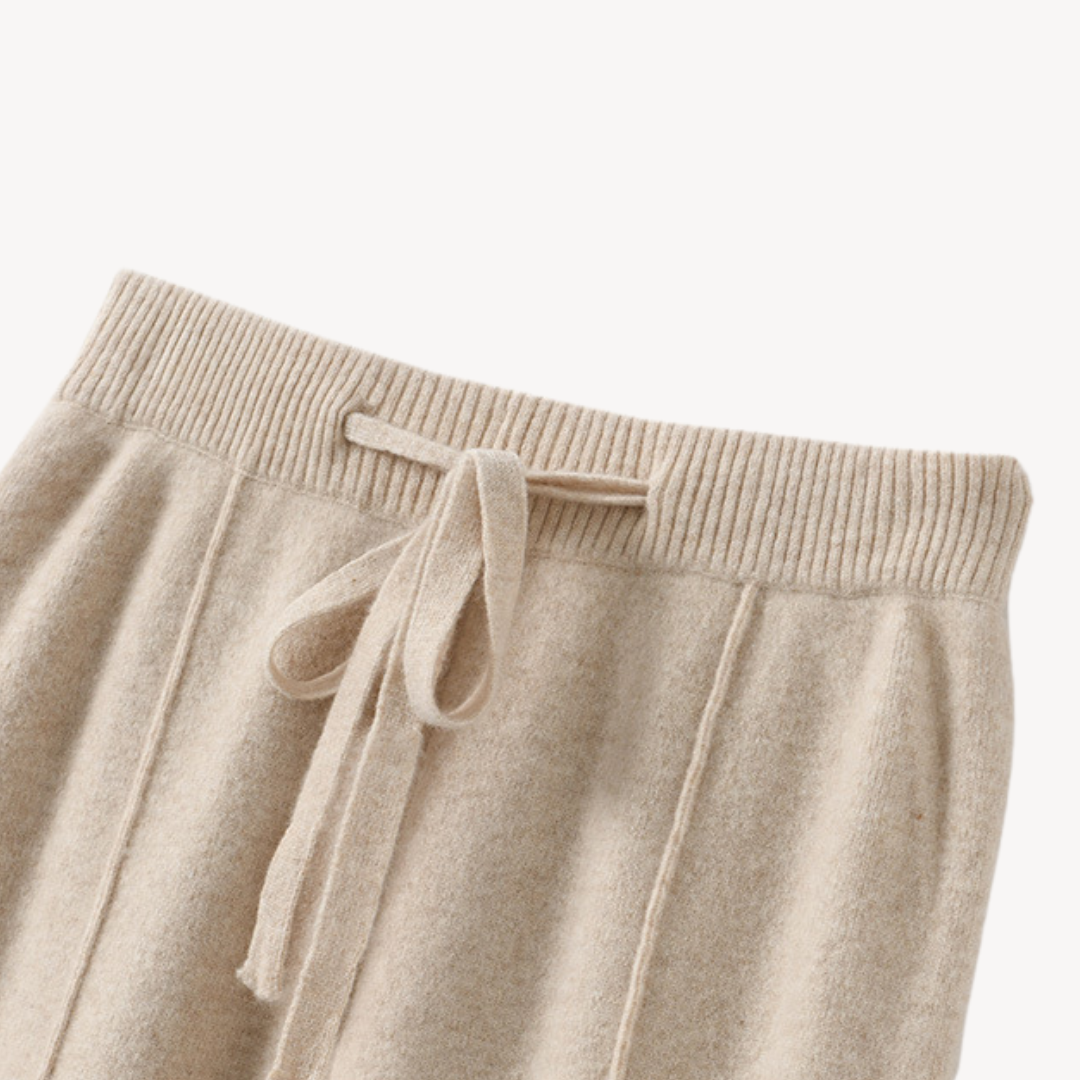 Women's Cashmere Wide-Leg Pants - Luxurious Loungewear