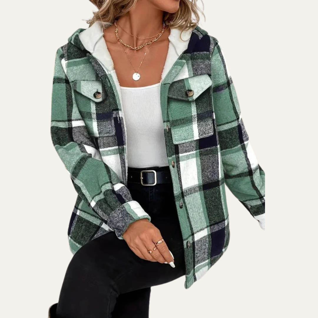 Women’s Cozy Plaid Shacket