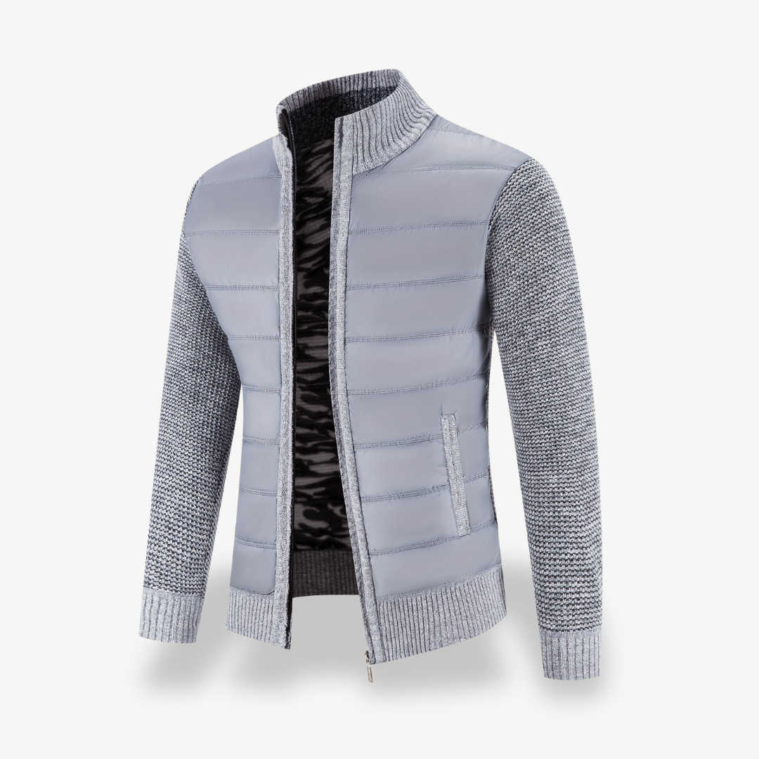 Men's Knitted Hybrid Puffer Jacket