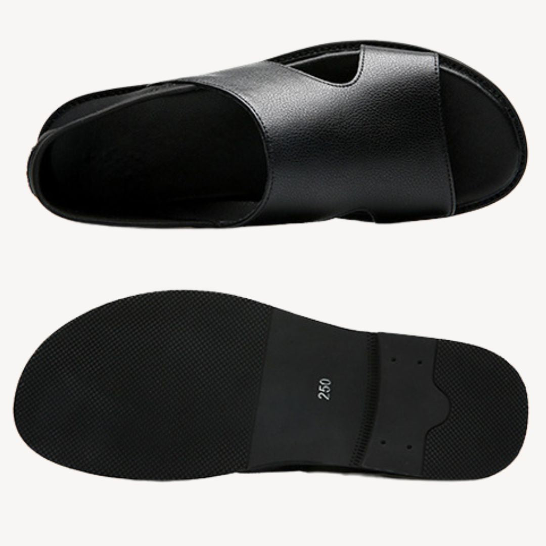 Men's Leather Orthopedic Slip-On Sandals