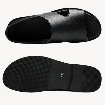 Men's Leather Orthopedic Slip-On Sandals