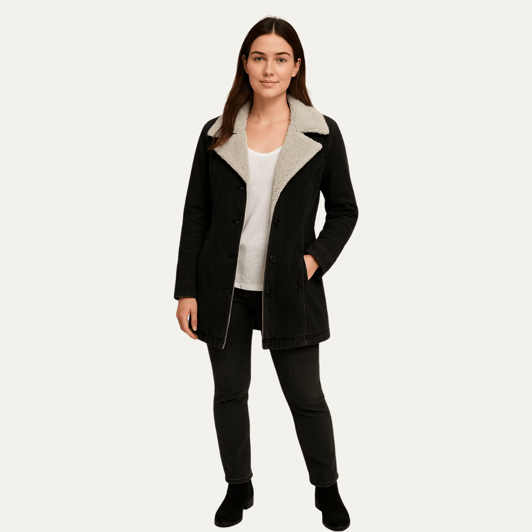 Women’s Sherpa Collar Single-Breasted Jacket