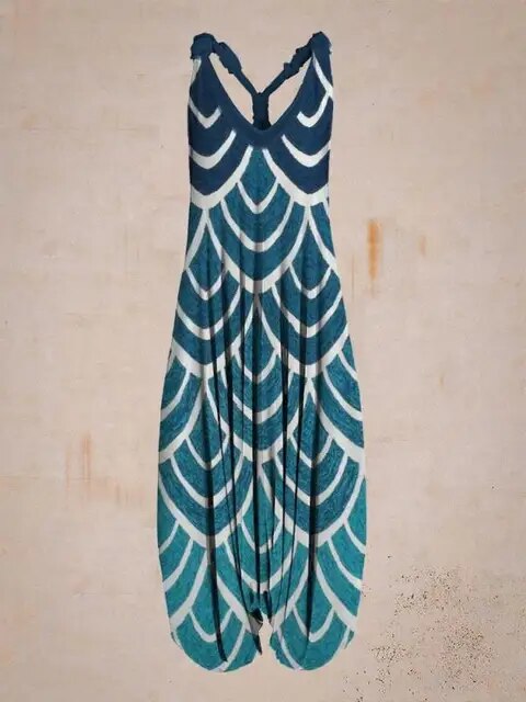 Chic Summer Sleeveless Women's Jumpsuit