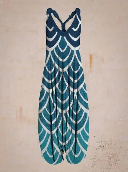 Chic Summer Sleeveless Women's Jumpsuit