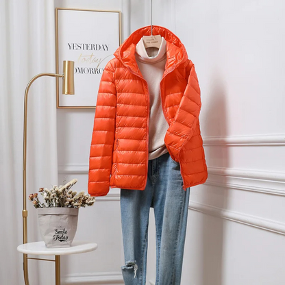 Warm Women's Hooded Puffer Coat