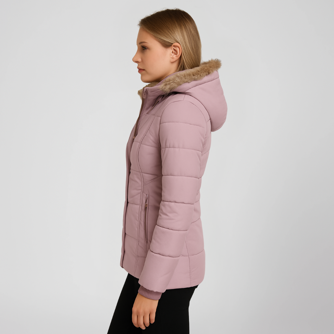 Serava | UrbanEase Coat - Fashionable Hooded Outerwear with Long Sleeve Warmth