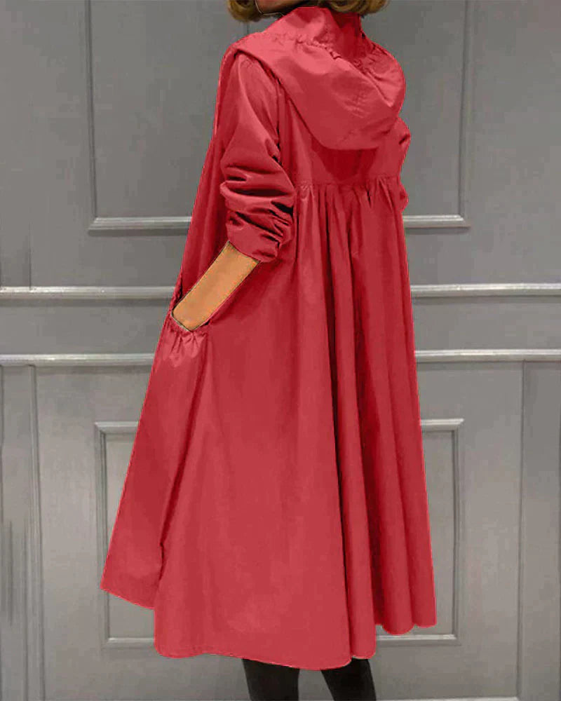 Slim Fit Women's Hoodie Coat