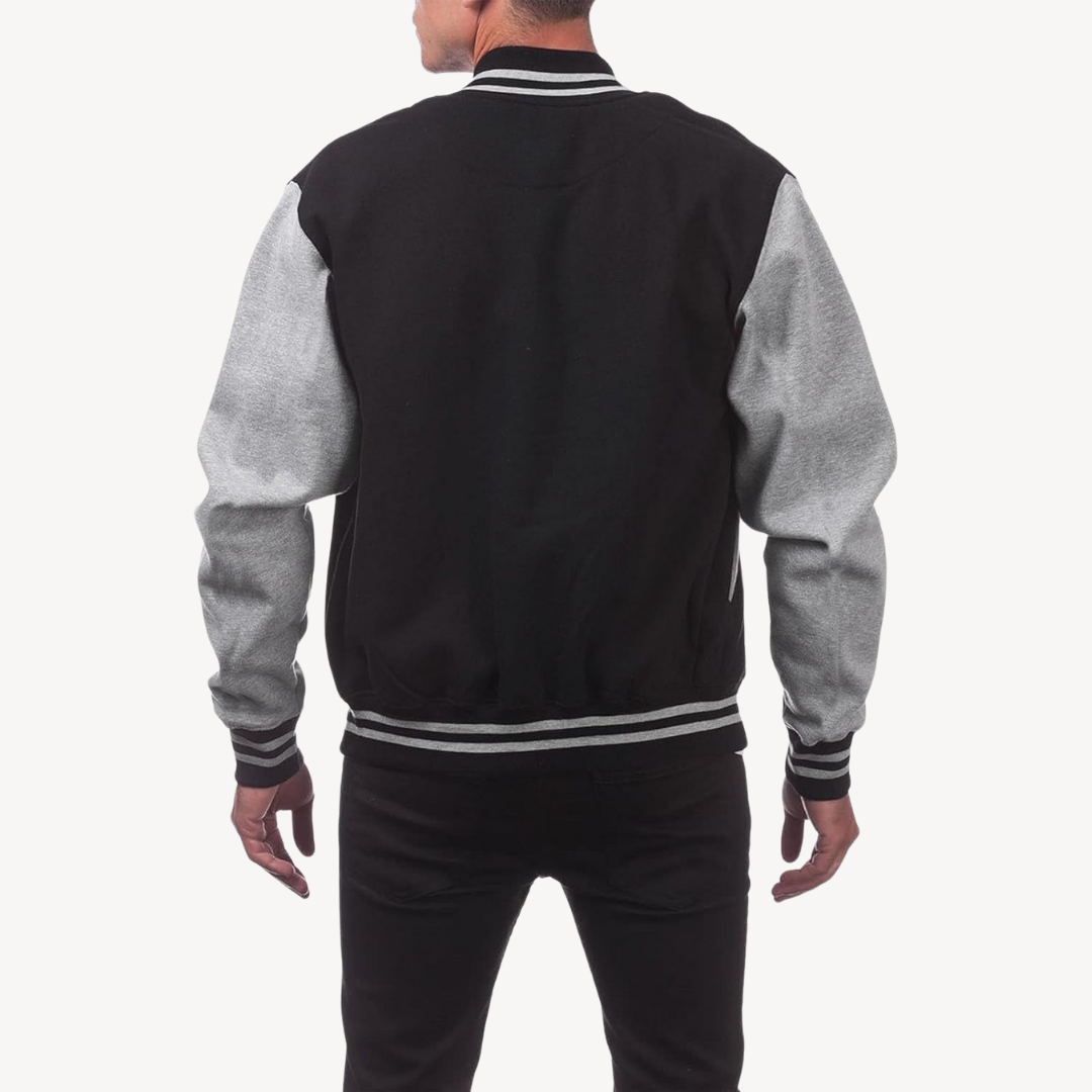 Men’s Color Block Varsity Jacket