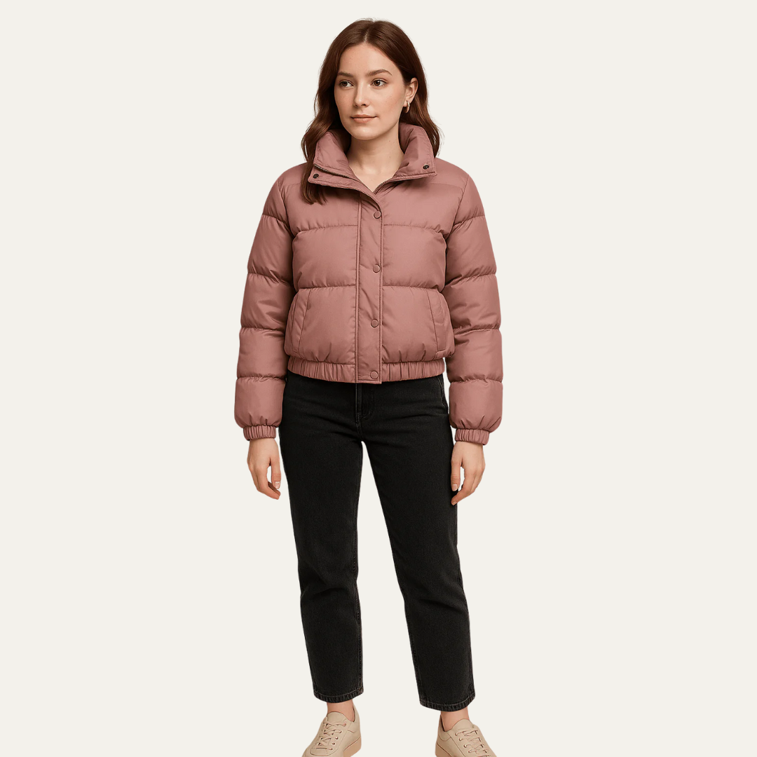 Women’s Boxy Cropped Puffer Jacket