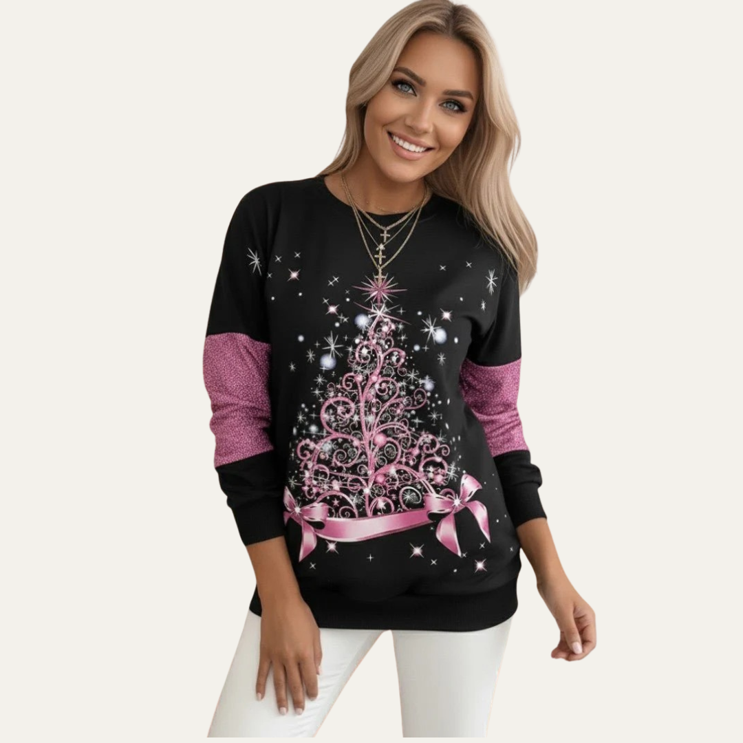 Women’s Starry Tree Christmas Sweatshirt