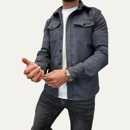 Men’s Military-Inspired Shacket