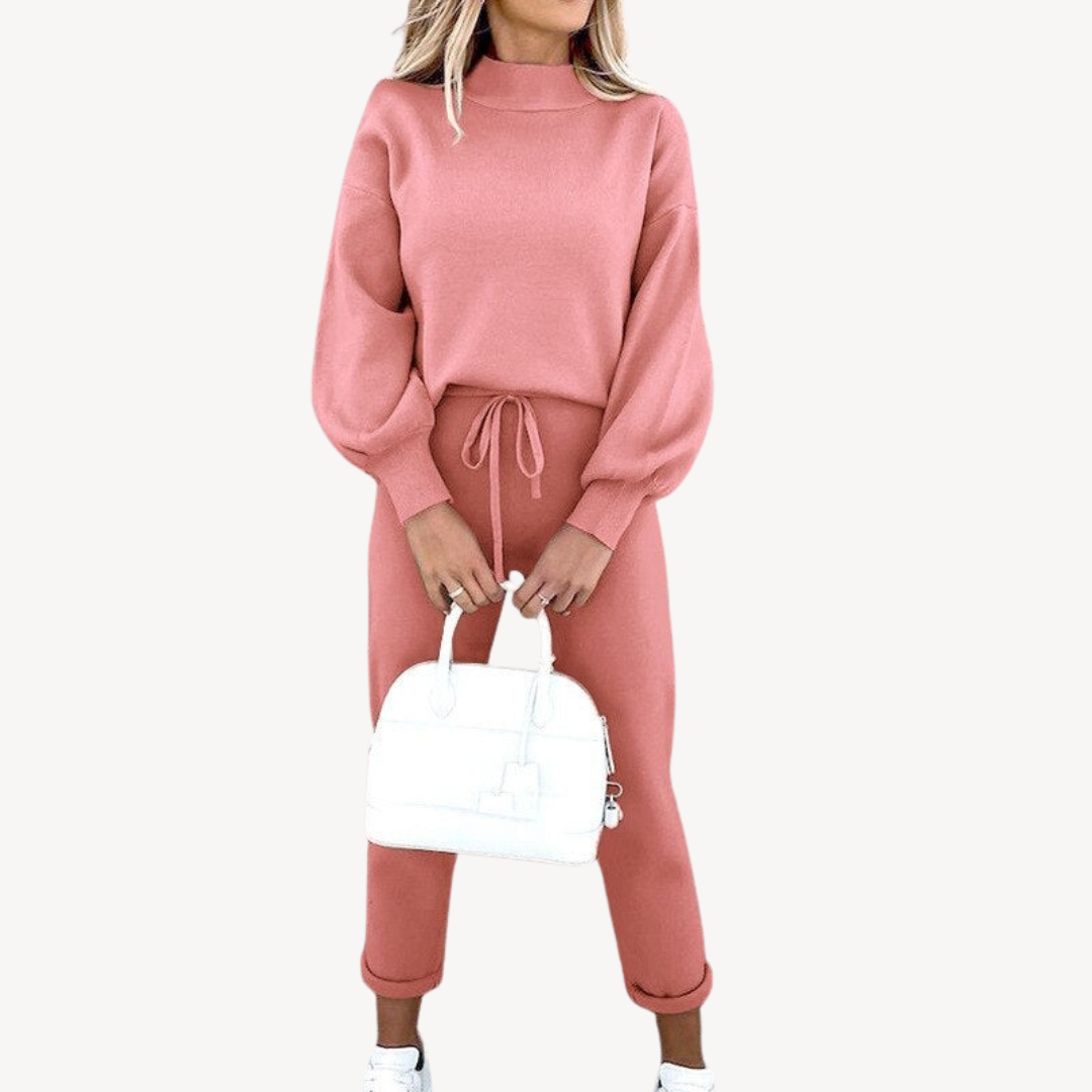 Women's Knit Sweater Loungewear Set
