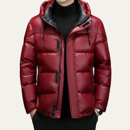 Men’s Hooded Puffer Insulated Jacket