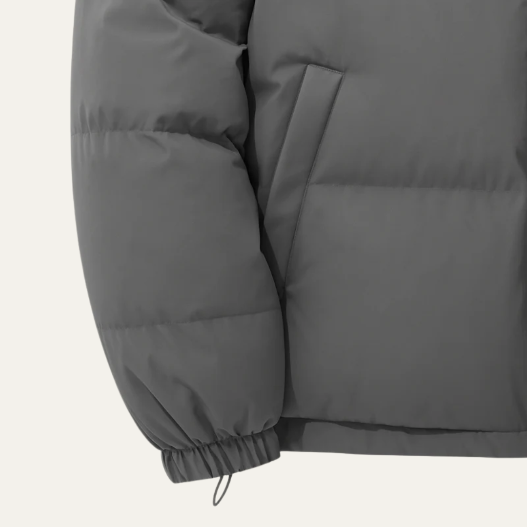 Men’s Insulated High Neck Hooded Puffer Jacket