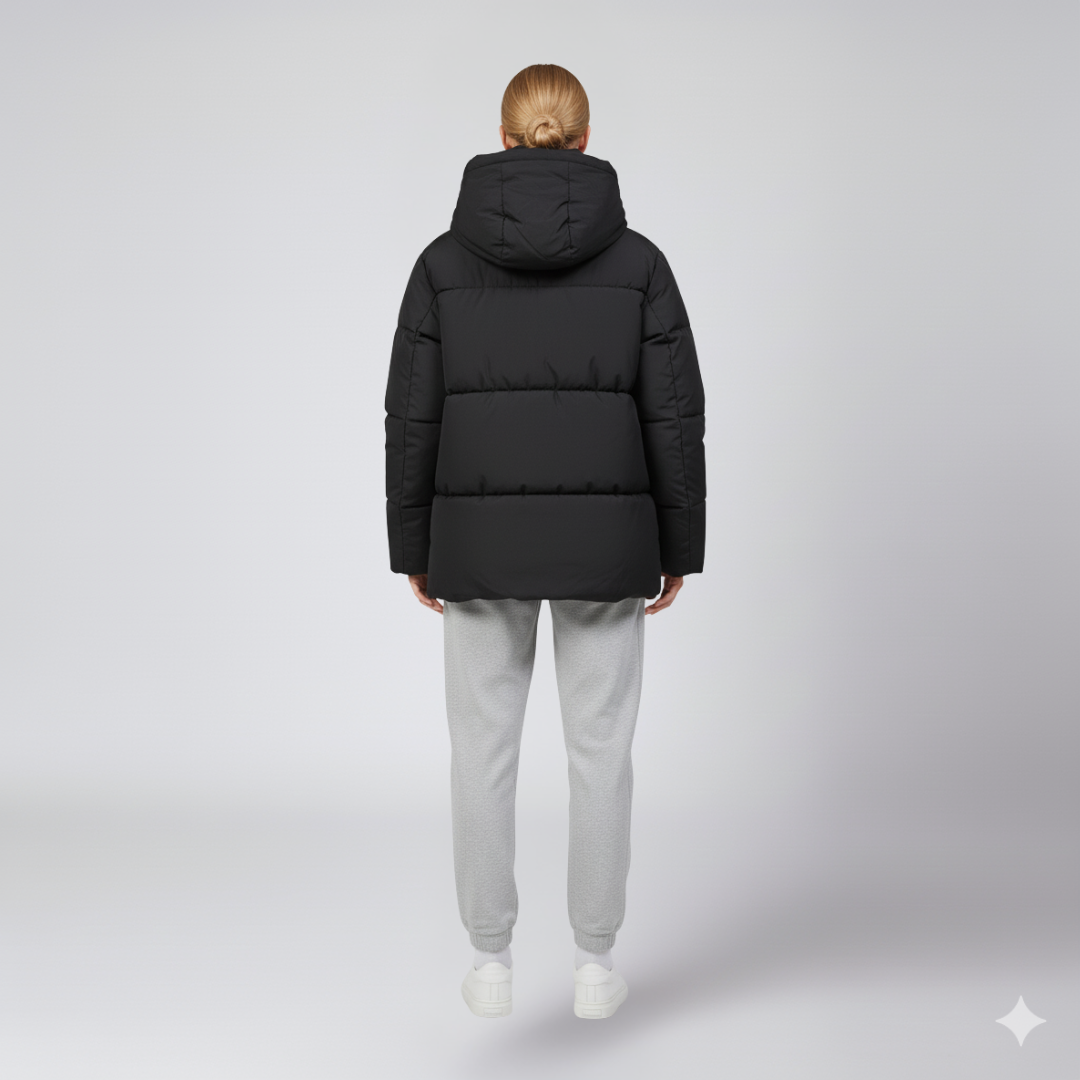 Julie | Puffer Jacket - Oversized Quilted High-Collar Winter Outerwear for Women