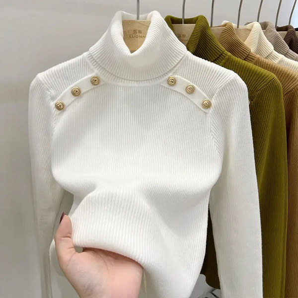 Women's Classic Fit Cozy Turtleneck Sweater
