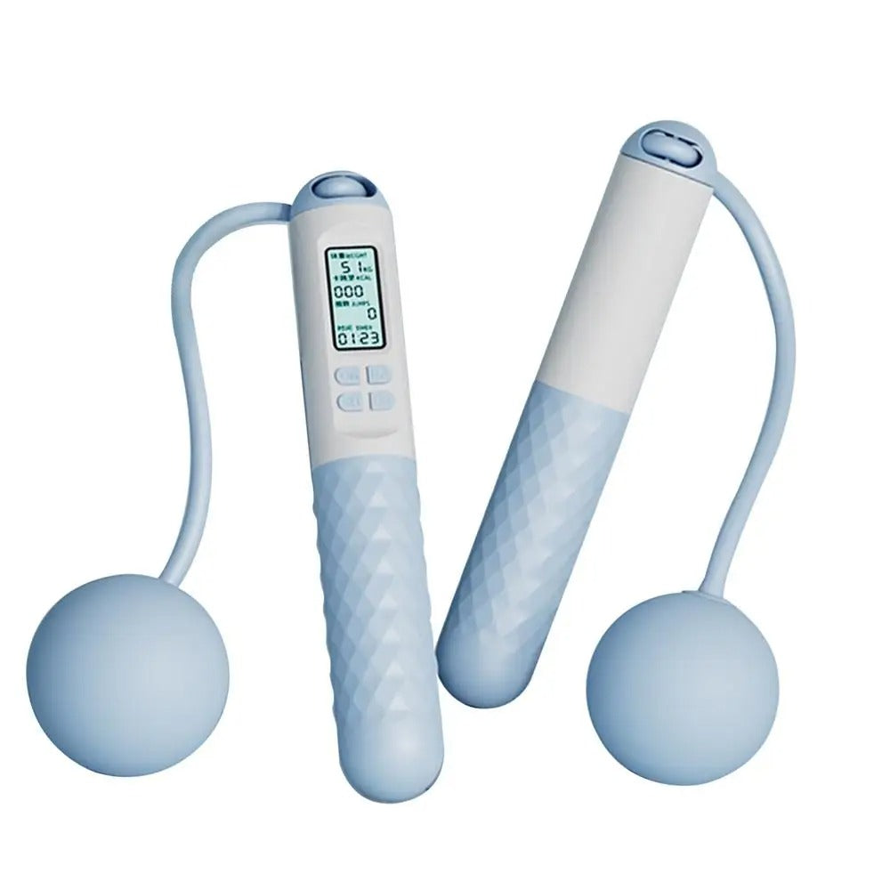 Wireless Fitness Jump Rope with LCD Display for Workout