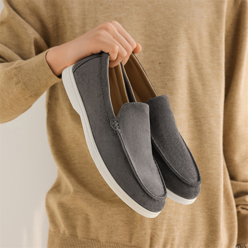 Men’s Modern Suede Platform Loafers
