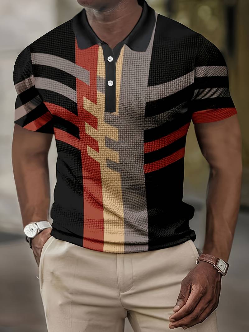 Daniel Vintage-Style Casual Quarter-Button Shirt