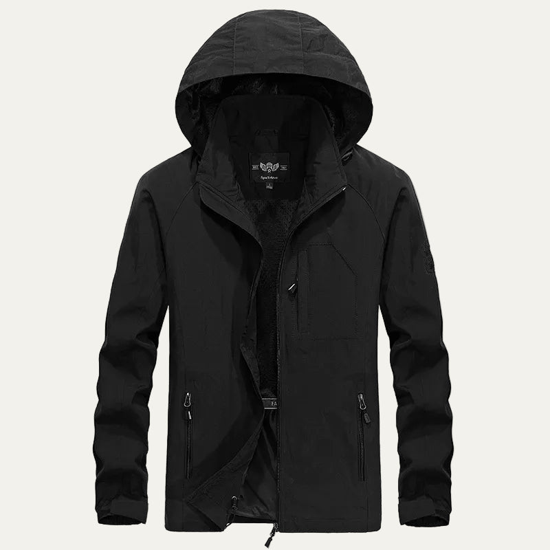 Men’s Outdoor Waterproof Detachable Hood Windbreaker