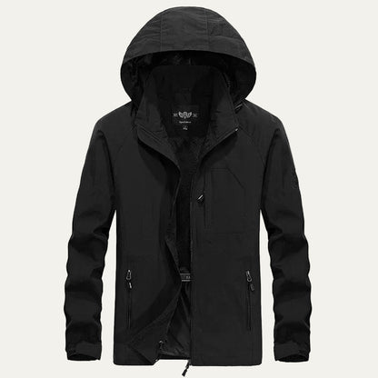 Men’s Outdoor Waterproof Detachable Hood Windbreaker