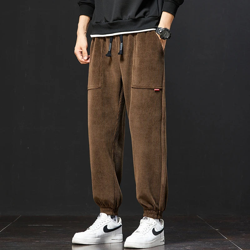 Comfortable Textured Jogger Pants