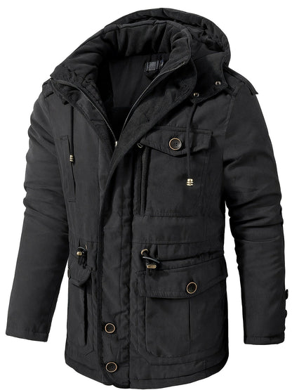 Anthony | Men's Thick Hooded Winter Jacket